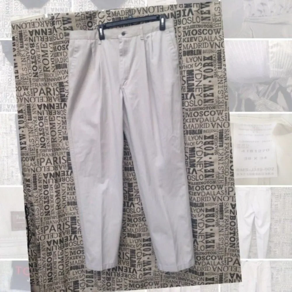 Lee Khaki Mens Slacks Size 38-34